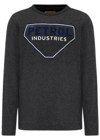 PETROL INDUSTRIES, LONGSLEEVE, Dunkelblau / Graphit / Wei&szlig;