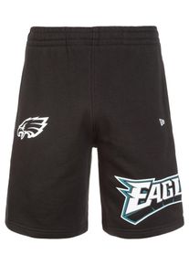 New Era, Herren Short 'NFL Wrap Around Philadelphia Eagles', Schwarz / Wei&szlig;