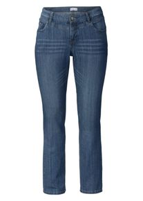 sheego Denim, Damen Denim Stretch-Jeans mit geradem Schnitt, Blau