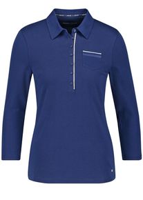 Gerry Weber, Damen Poloshirt, Navy / Weiß