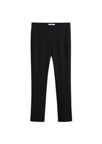 Mango, Damen Hose 'Crepe', Schwarz