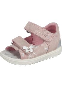 Superfit, Mädchen Lauflernsandalen, Rosa / Silber / Weiß