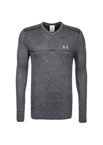 Under Armour, Herren Laufshirt 'HeatGear Threadborne Seamless', Grau