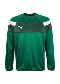 Puma, Herren Sweatshirt 'Spirit II', Grün / Weiß