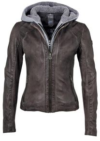 Gipsy, Damen Lederjacke 'EMMY LANOV', Graphit