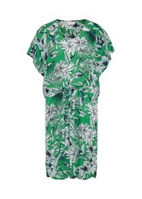 Kaffe, Damen Midikleid 'Hanan', Grün / Mischfarben