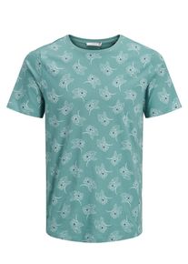 Jack & Jones JACK & JONES, Herren T-Shirt, Türkis / Schwarz / Weiß