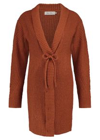 Queen mum, Damen Strickjacke, Rostbraun