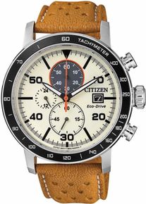 Citizen, Herren Chronograph 'CA0641-16X', Beige / Braun / Hellbraun / Schwarz