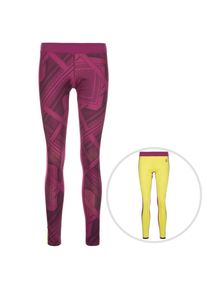Reebok, Damen Tights 'Chase Shemagh', Gelb / Lila