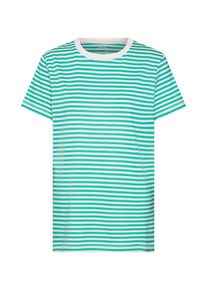 Selected Femme, Damen Shirt 'MY PERFECT', Grün / Weiß