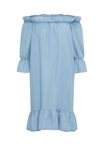 Véro Moda VERO MODA, Damen Kleid 'VMSIA OFF SHOULDER DRESS GA', Blue Denim