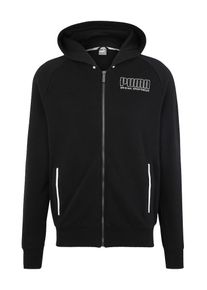 Puma, Herren Sweatjacke 'Athletics Hooded Jacket TR', Schwarz / Weiß