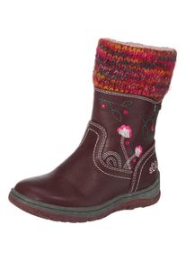 s.Oliver Junior, Mädchen Winterstiefel, Mischfarben / Burgunder