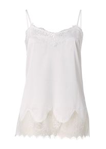 Hallhuber, Damen Top, Wei&szlig;