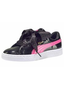 Puma, Damen Sneaker 'Basket Heart Stars JR', Rosa / Schwarz