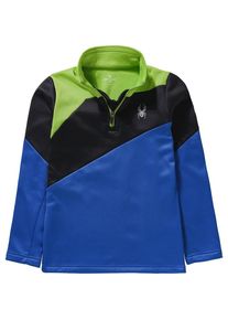 Spyder, Fleecepullover, Blau / Hellgr&uuml;n / Schwarz