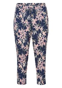 JUNAROSE, Damen Hose, Marine / Mischfarben
