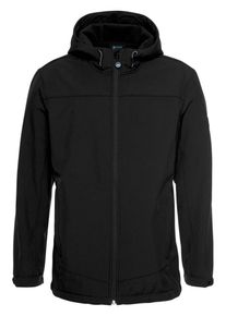 Polarino, Herren Softshelljacke, Schwarz