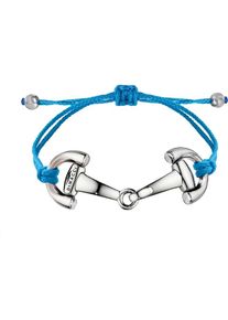 dimacci, Damen Armband 'Pony', Blau / Silber