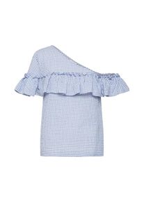 Vila, Damen Bluse, Blau / Weiß