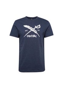 Iriedaily, Herren T-Shirt mit Logo-Print 'Daily Flag', Dunkelblau