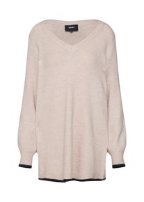 Object, Damen Pullover 'NOMI EVELYN', Beige / Schwarz