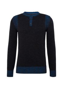 Tom Tailor, Herren Pullover, Blaumeliert / Anthrazit
