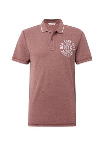 Tom Tailor, Herren Shirt, Blutrot / Weiß