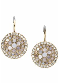 Fossil, Damen Ohrhaken 'VINTAGE GLITZ, JF02601710', Nude / Champagner / Gold / Flieder