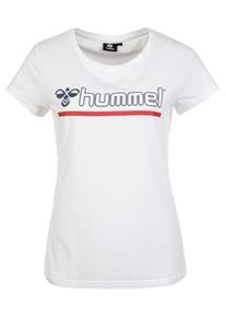 Hummel, Damen T-Shirt 'Perla', Wei&szlig;