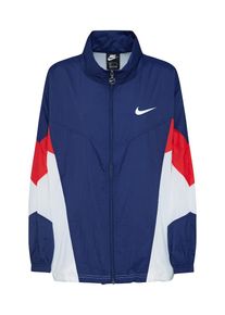 Nike Sportswear, Damen Jacke, Blau / Hellrot / Weiß