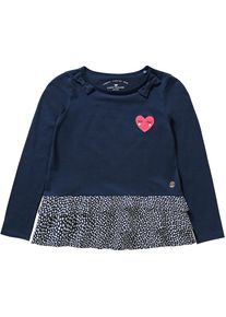 Tom Tailor, Mädchen Langarmshirt, Blau / Pink / Weiß