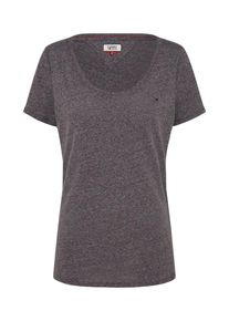 Tommy Jeans, Damen T-Shirt 'ORIGINAL TRIBLEND', Basaltgrau