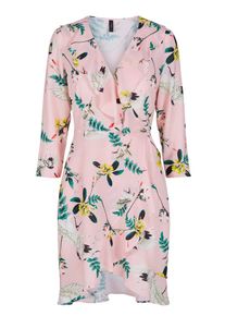 Y.A.S, Damen Blu Wickel Minikleid, Pink