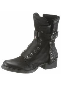 Arizona, Damen Schn&uuml;rstiefelette, Schwarz