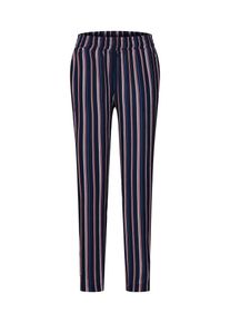 Kaffe, Damen Hose 'leona', Marine / Merlot / Weiß