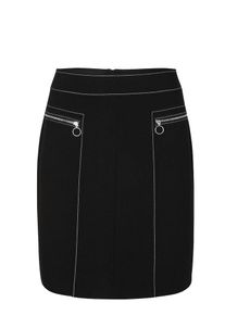 s.Oliver BLACK LABEL, Damen Rock, Schwarz