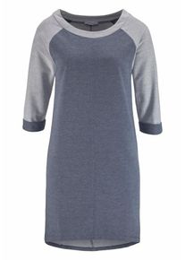 Aniston, Damen Sweatkleid, Taubenblau / Grau