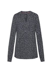 Tommy Hilfiger, Damen Bluse 'ROSIE', Anthrazit / Hellgrau