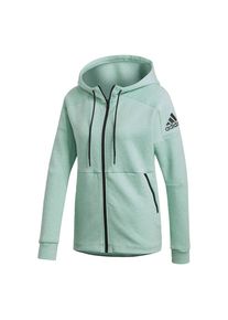 adidas Performance, Damen Kapuzenjacke 'ID Stadium', Mint / Schwarz