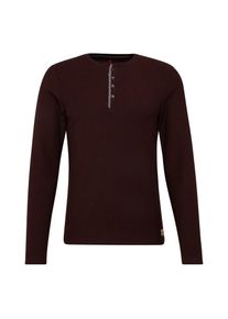 Tom Tailor, Herren T-Shirt, Schoko / Hellgrau