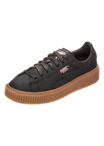 Puma, Damen Sneaker 'Basket Platform Euphoria Gum', Schwarz