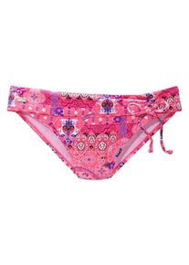 Buffalo, Damen Bikini-Hose "Happy", Blau / Lila / Rosa / Weiß
