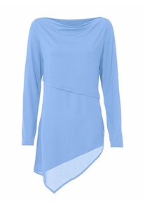 Heine, Damen Blusenshirt, Blau