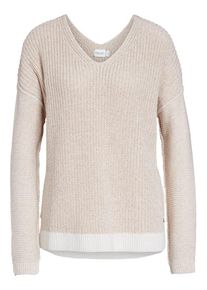 Marc O'Polo Marc O'Polo DENIM, Damen Pullover 'cardigan stitch', Beige
