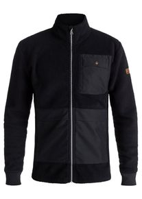 Quiksilver, Herren Fleecejacke 'Track HB Sherpa', Schwarz