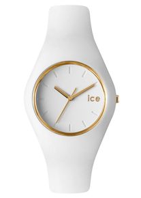 Ice Watch, Damen Armbanduhr 'ICE-GLAM, ICE.GL.WE.U.S.13', Gold / Weiß