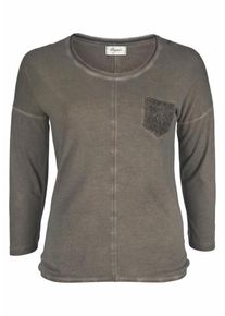 Boysen's BOYSEN'S, Damen Langarmshirt, Khaki