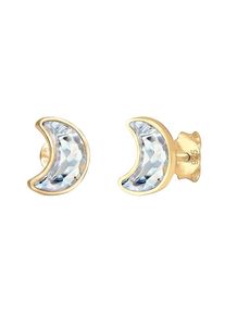 Elli, Damen Ohrringe 'Halbmond', Gold